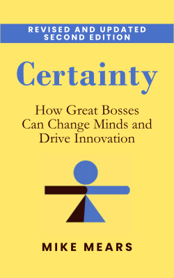 Book cover for Certainty by Mike Mears, edited and formatted by Harvard Ink